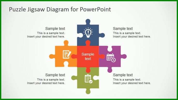 Selten Powerpoint Puzzle Vorlage 1280x720