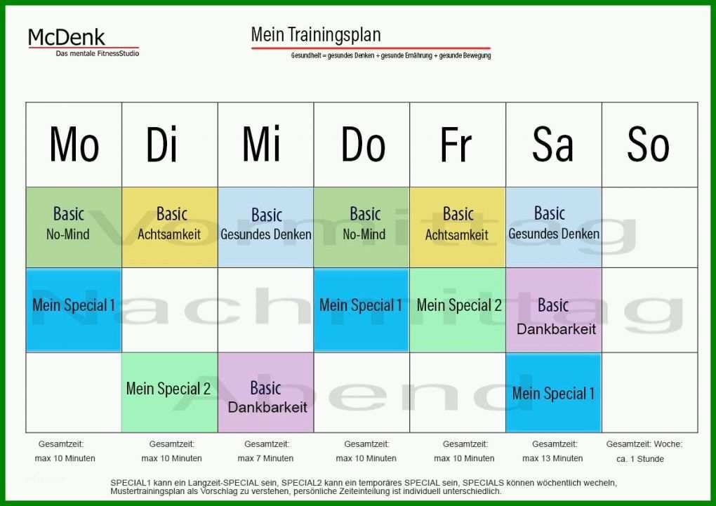 Rühren Vorlage Trainingsplan Fitnessstudio 1200x848