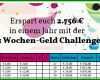 Erstaunlich 52 Wochen Challenge Vorlage Excel 846x540