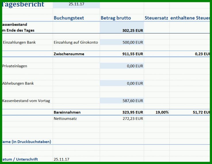 Größte Kassen Vorlage Excel 876x680