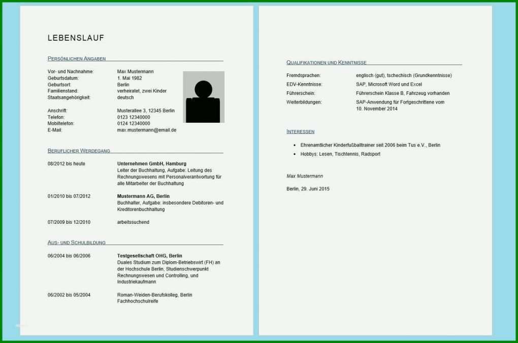 Unvergesslich Lebenslauf Vorlage Kostenlos Xing 1336x886