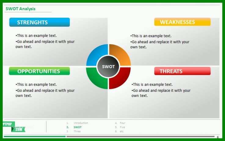 Tolle Swot Analyse Vorlage Powerpoint 751x470