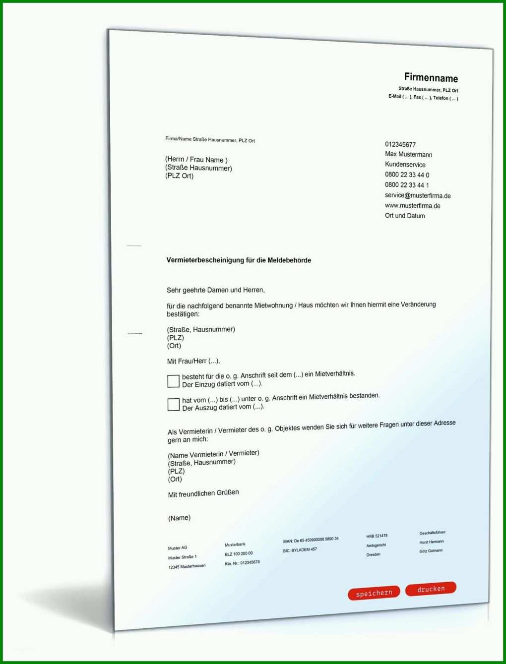 Limitierte Auflage Mietbürgschaft Vorlage Pdf 1600x2100