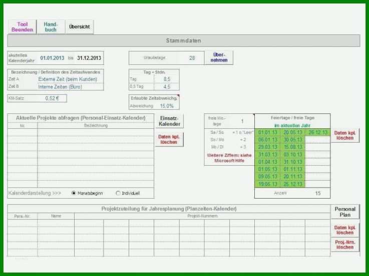 Tolle Projektmanagement Access Vorlage 960x720