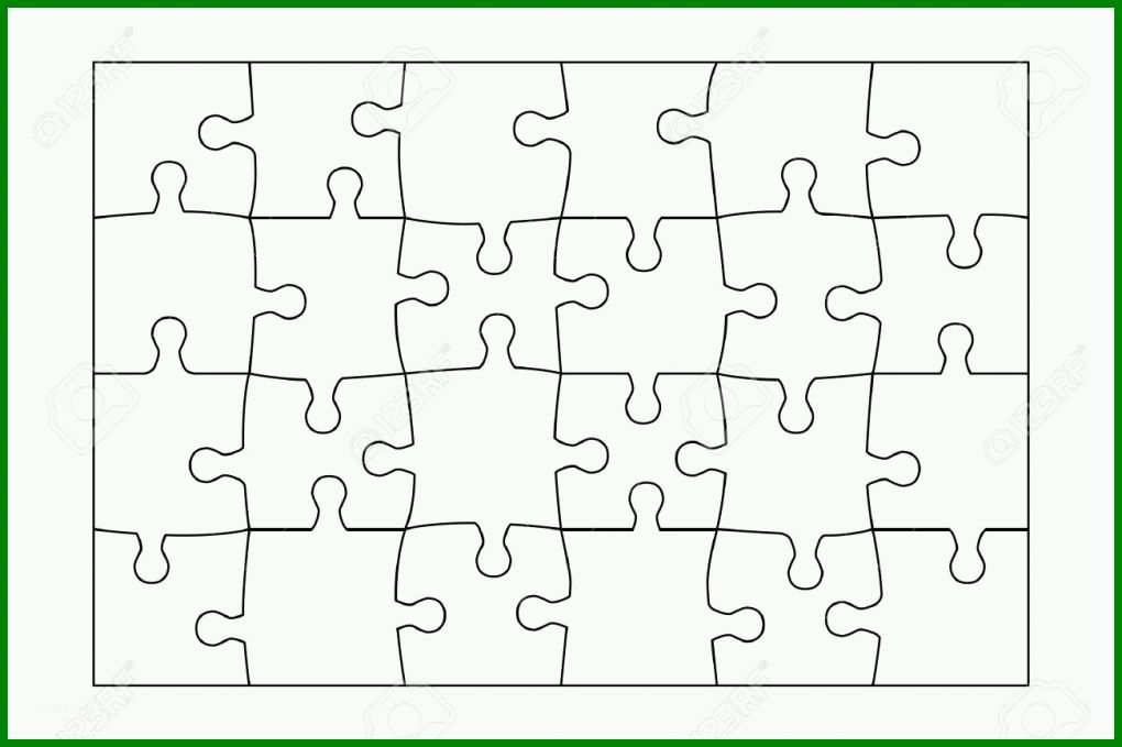 Spezialisiert Puzzle Vorlage A4 Zum Ausdrucken 1300x866