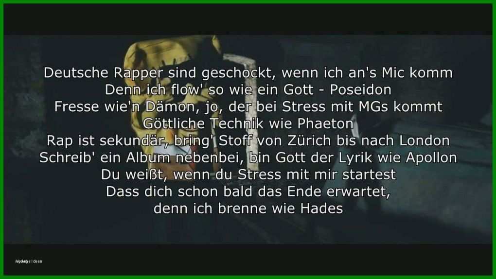 Faszinierend Rap Text Deutsch Vorlagen 1280x720