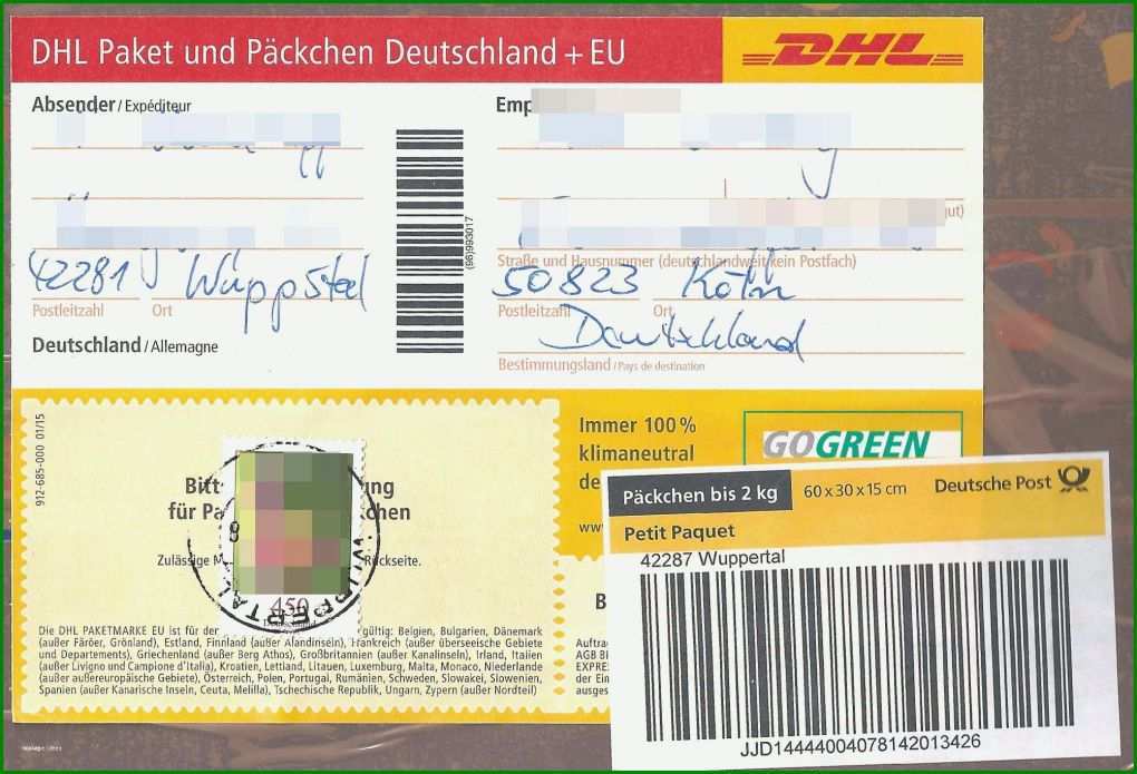 Beste Dhl Paketschein Vorlage 2004x1366