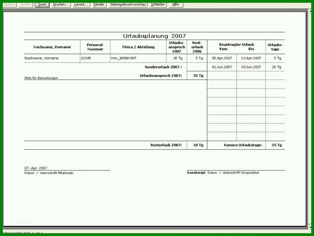 Unvergesslich formblatt 223 Excel Vorlage Kostenlos 1024x768