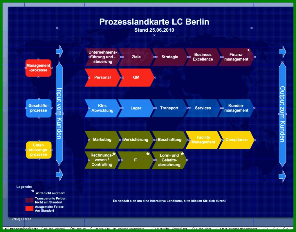 Exklusiv Prozesslandkarte Vorlage Word 1036x812