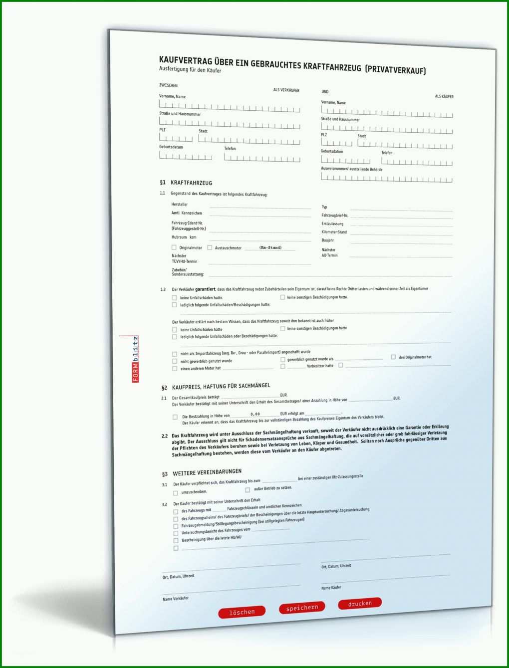 Erstaunlich Kfz Vertrag Kündigen Vorlage 1600x2100