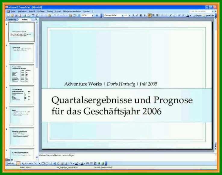 Fabelhaft Selbstpräsentation Powerpoint Vorlage 838x662