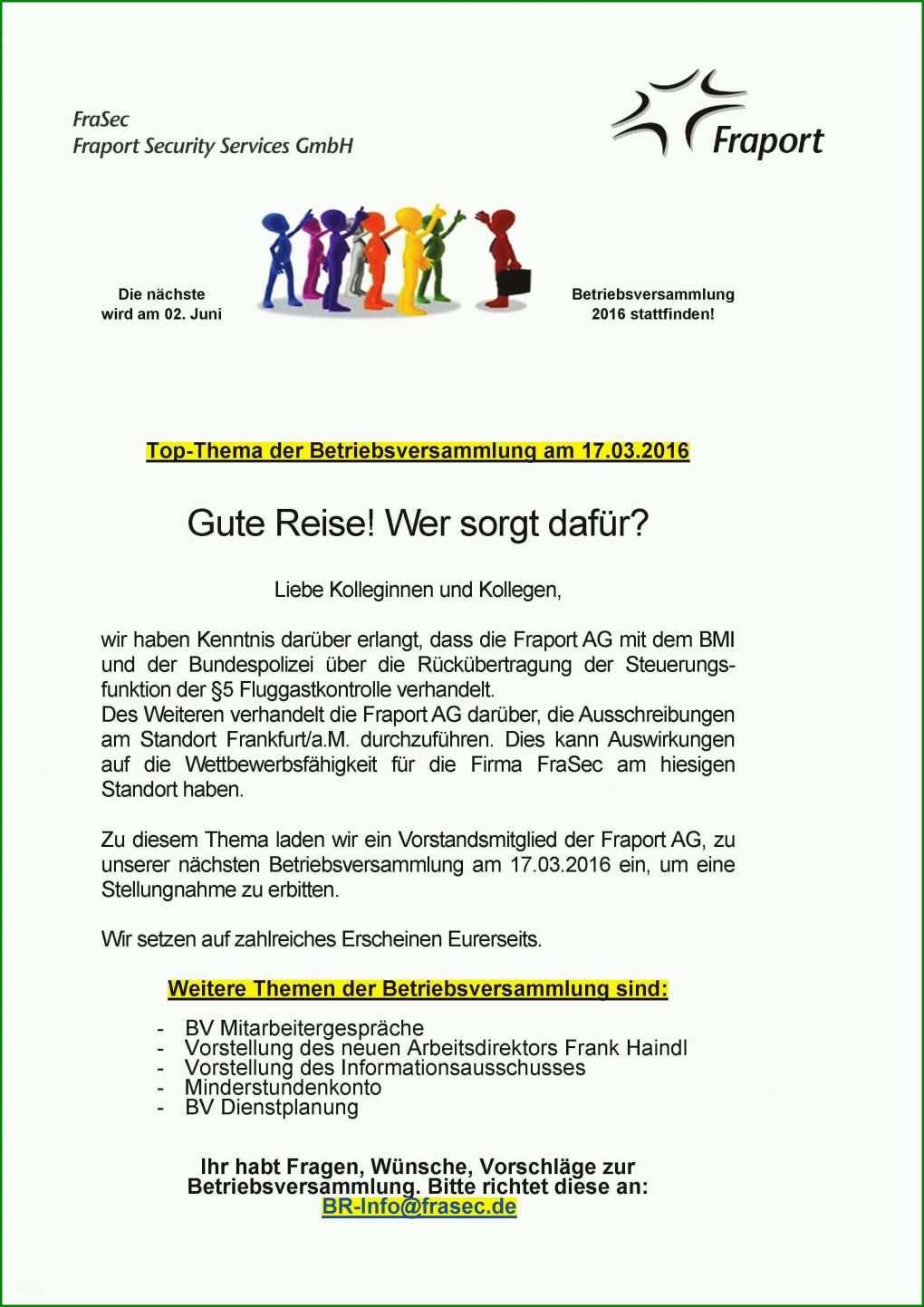 Bemerkenswert Einladung Betriebsversammlung Vorlage 2479x3508