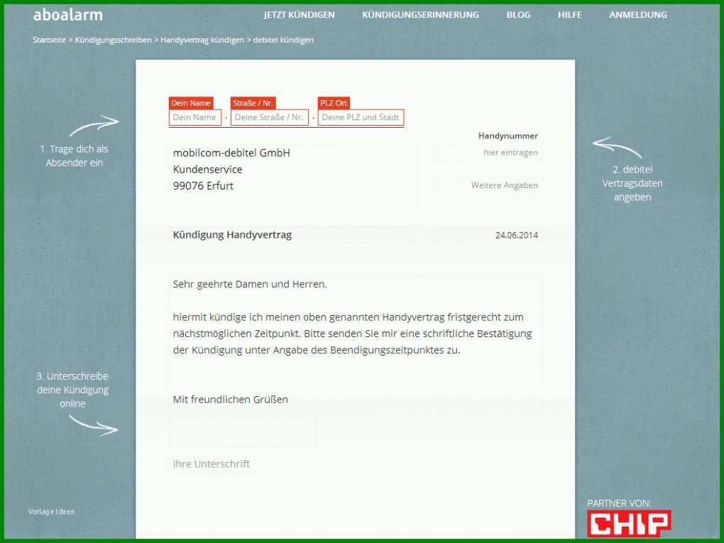 Einzigartig Mobilcom Vertrag Kündigen Vorlage Kostenlos 1055x791