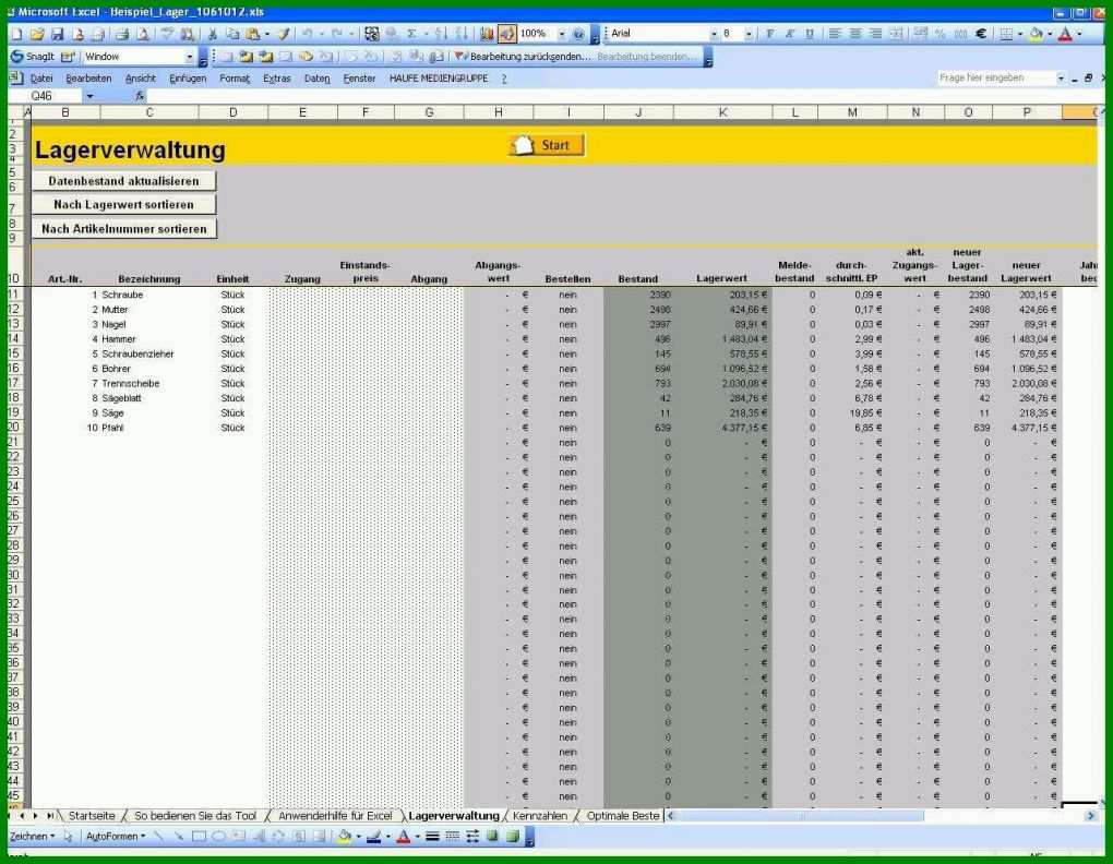 Fantastisch Vorlagen Excel Kostenlos 1280x994