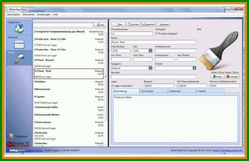 Hervorragend Warenwirtschaft Excel Vorlage Kostenlos 1060x686