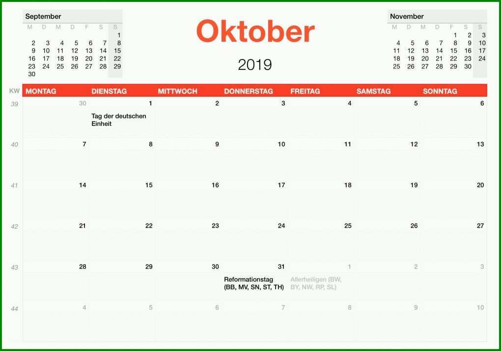 Faszinieren Kalender Vorlage 2019 2354x1648