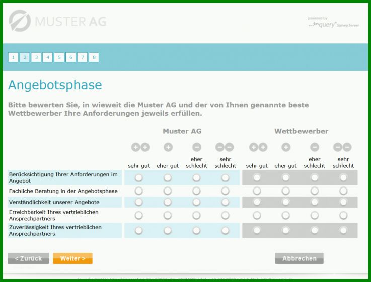 Unglaublich Kundenbefragung Fragebogen Vorlage 1180x898