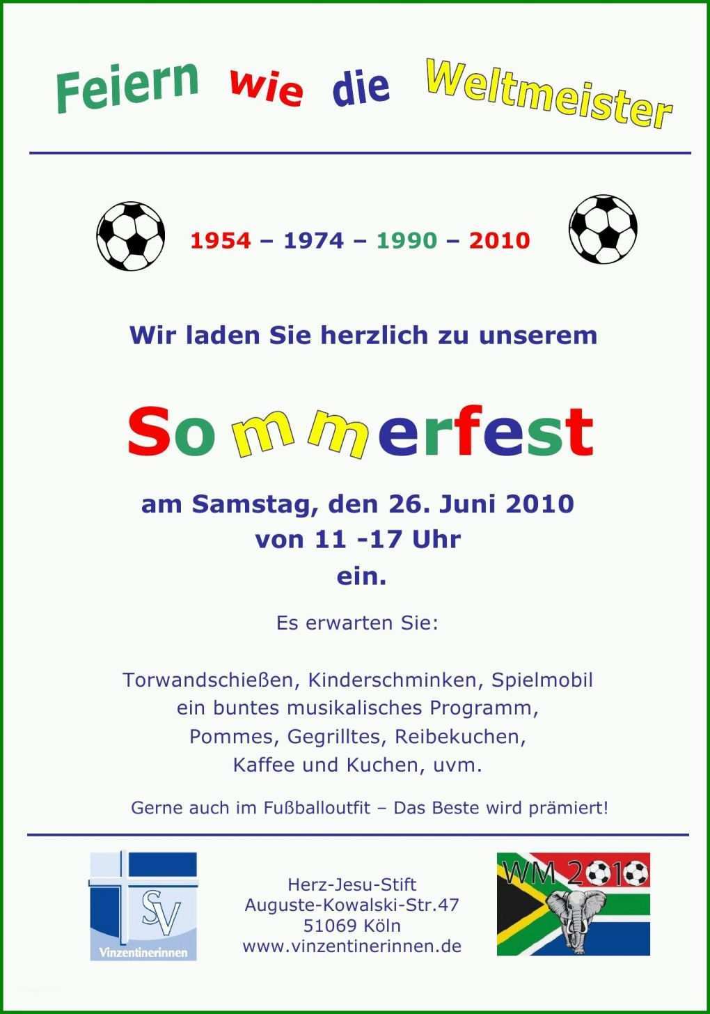 Schockieren Einladung sommerfest Vorlage 1330x1899