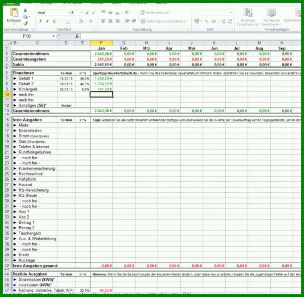 Spektakulär Kassen Vorlage Excel 1024x1001