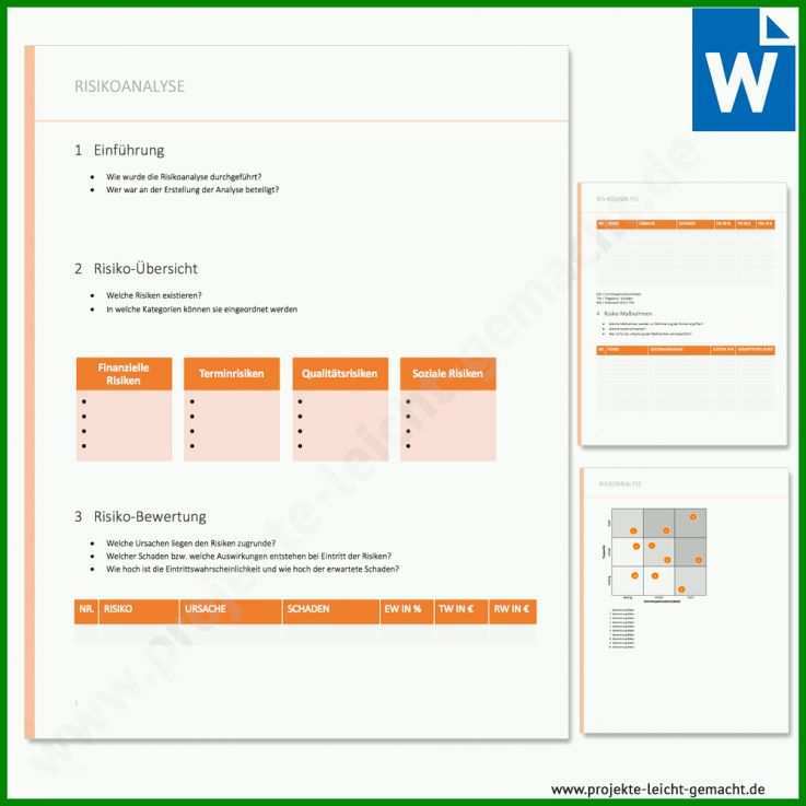 Unvergleichlich Risikoanalyse Vorlage 1000x1000