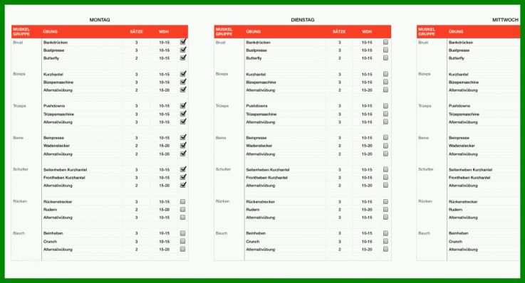 Empfohlen Trainingsplan Erstellen Vorlage 1000x540