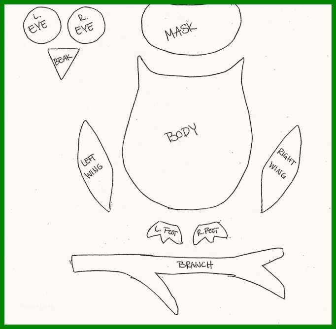 Bastelvorlagen Für Herbst Mit Eule – 17 Ideen Und Teil Der Vorlage Eule Basteln