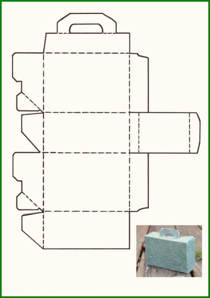 Koffer Teil Der Vorlage Koffer Basteln