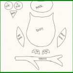 Eule Bastelvorlage Körperteile Ausdrucken Und Als Teil Der Vorlagen Basteln