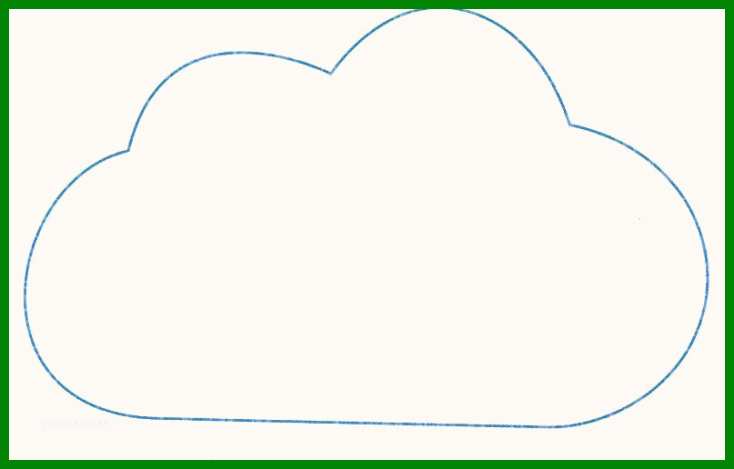 Wolken Basteln Vorlage - Vorlage Ideen