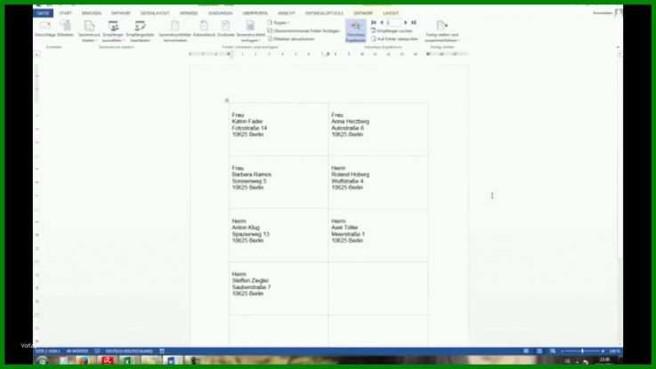 Empfohlen Adressaufkleber Vorlage Word 1280x720