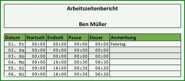 Moderne Datev Zeiterfassung Mitarbeiter Vorlage 2046x901