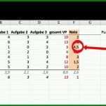 Ausgezeichnet Notenliste Excel Vorlage 1280x720