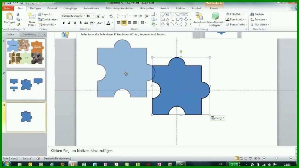 Empfohlen Powerpoint Puzzle Vorlage 1280x720