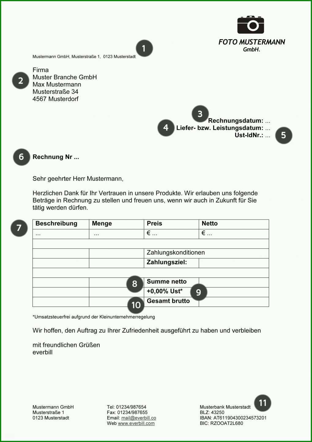 Erstaunlich Quittung Privatverkauf Vorlage Ohne Mehrwertsteuer 2480x3508