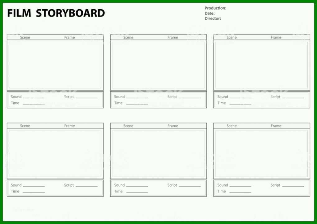 Unglaublich Storyboard Video Vorlage 1024x723