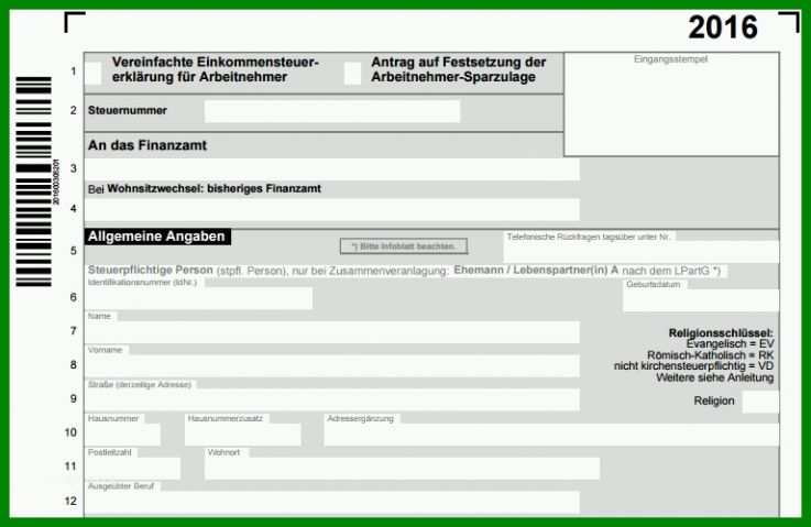 Erstaunlich Vorlage Steuererklärung 2016 768x499