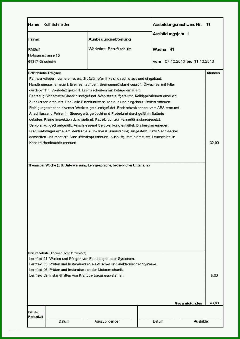 Hervorragend Berichtsheft Vorlage Elektroniker Energie Und Gebäudetechnik 1240x1754