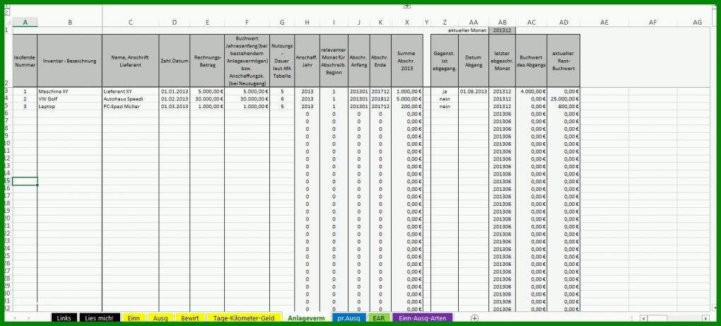 Wunderschönen Einnahmen Ausgaben Excel Vorlage Kleinunternehmer 1440x651