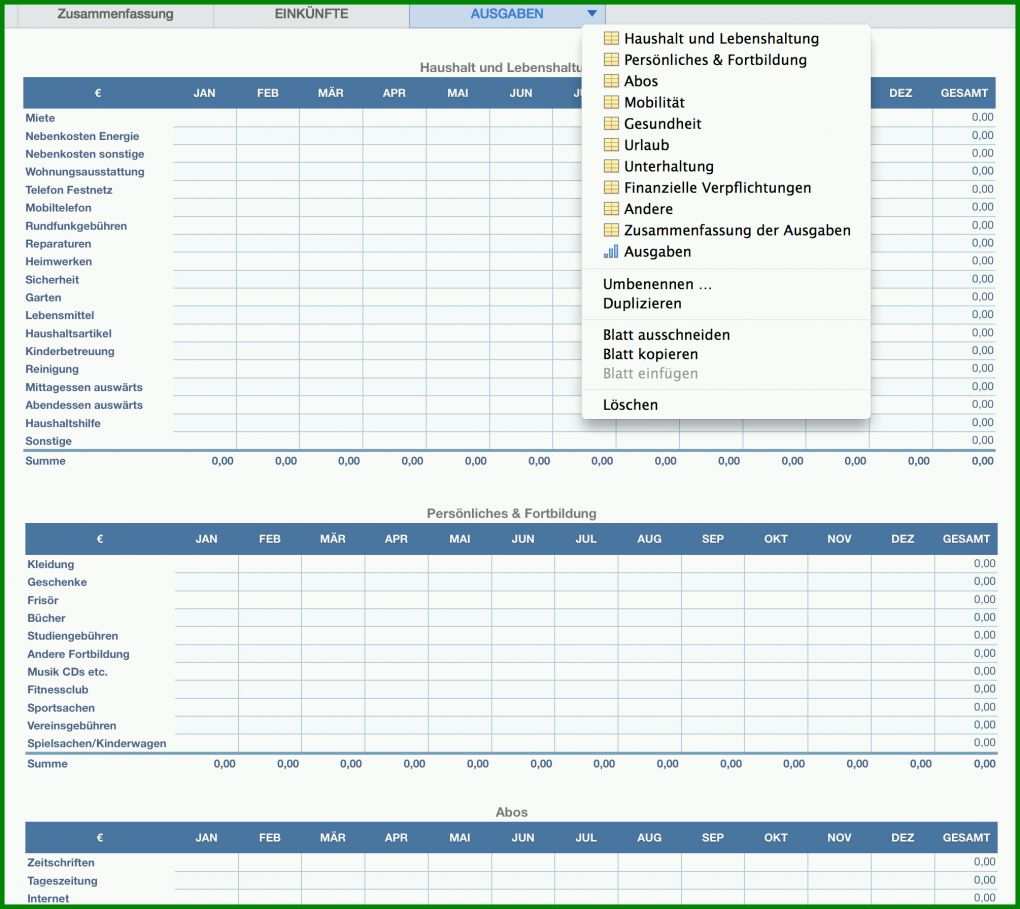 Hervorragend Numbers Vorlagen Finanzen Kostenlos 2010x1792