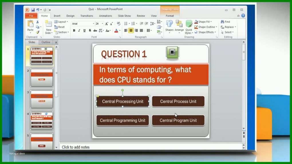 Erschwinglich Powerpoint Quiz Vorlage 1280x720